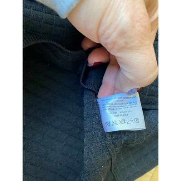 PROENZA Schouler Women Square Neck Quilted Sweater Sz XL White Label - Picture 10 of 10